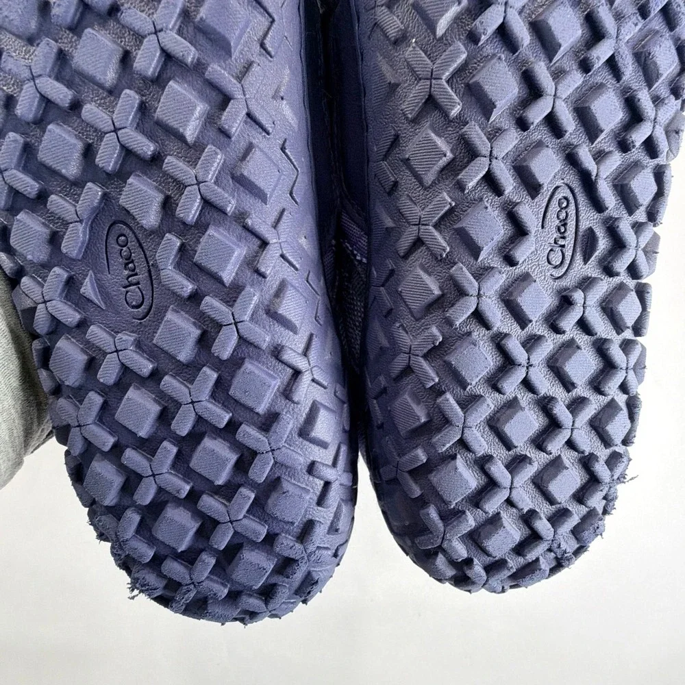 Chaco Ramble Puff Boots Womens 9 Purple Quilted Fleece Lined Outdoor Cozy Shoes